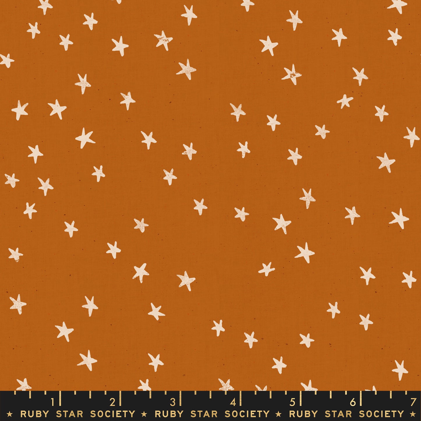 Manufacturer: Ruby Star Society Designer: Alexia Abegg Collection: Starry Print Name: Saddle Material: 100% Cotton  Weight: Quilting  SKU: RS4109-51 Width: 44 inches