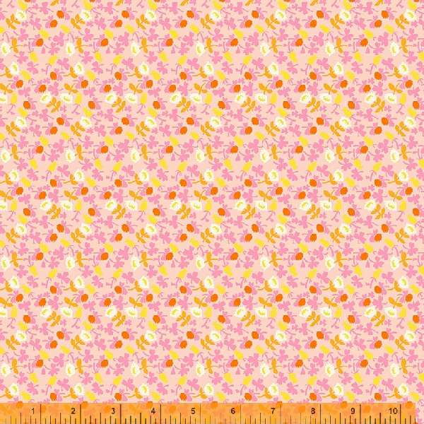 Manufacturer: Windham Fabrics Designer: Heather Ross Collection: Lucky Rabbit Print Name: Calico in Pink Material: 100% Cotton  Weight: Quilting  SKU: 37027A-7 Width: 44 inches