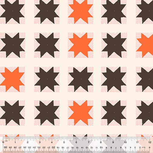 Manufacturer: Windham Fabrics Designer: Heather Ross Collection: Country Mouse Print Name: Quilt Top in Pale Blush Material: 100% Cotton  Weight: Quilting  SKU: 53472-3 Width: 44 inches