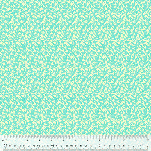 Manufacturer: Windham Fabrics Designer: Heather Ross Collection: Country Mouse Print Name: Fresh Calico in Aqua Material: 100% Cotton  Weight: Quilting  SKU: 53475-9 Width: 44 inches