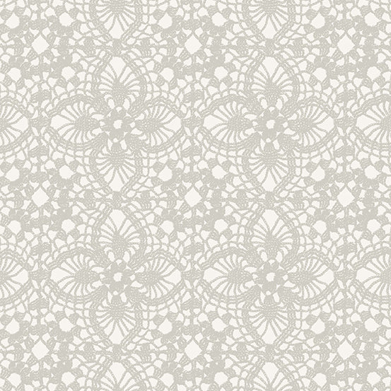 Manufacturer: Andover Fabrics Designer: Giucy Giuce Collection: Natale Print Name: Doily in Grigio Material: 100% Cotton Weight: Quilting  SKU: A-675-LC