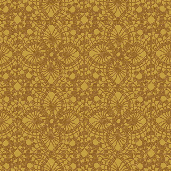 Manufacturer: Andover Fabrics Designer: Giucy Giuce Collection: Natale Print Name: Doily in Carmello Material: 100% Cotton Weight: Quilting  SKU: A-675-Y