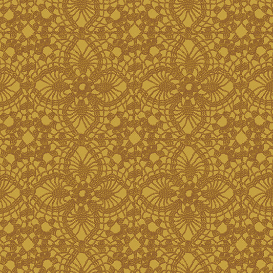 Manufacturer: Andover Fabrics Designer: Giucy Giuce Collection: Natale Print Name: Doily in Carmello Material: 100% Cotton Weight: Quilting  SKU: A-675-Y