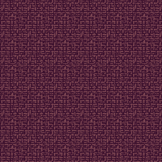 Manufacturer: Andover Fabrics Designer: Giucy Giuce Collection: Natale Print Name: Tweed in Nero d'Avola Material: 100% Cotton Weight: Quilting  SKU: A-9879-P