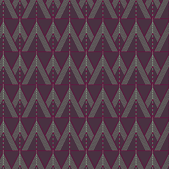 Manufacturer: Andover Fabrics Designer: Giucy Giuce Collection: Fabric From The Attic Print Name: Tuxedo in Darkest Purple Material: 100% Cotton Weight: Quilting  SKU: A-9980-P Width: 44 inches