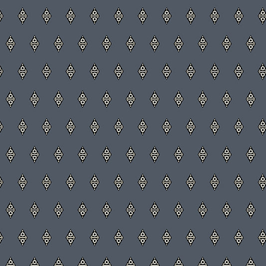 Manufacturer: Andover Fabrics Designer: Giucy Giuce Collection: Fabric From The Attic Print Name: Alien Diamond in Shirt Material: 100% Cotton Weight: Quilting  SKU: A-9983-B Width: 44 inches