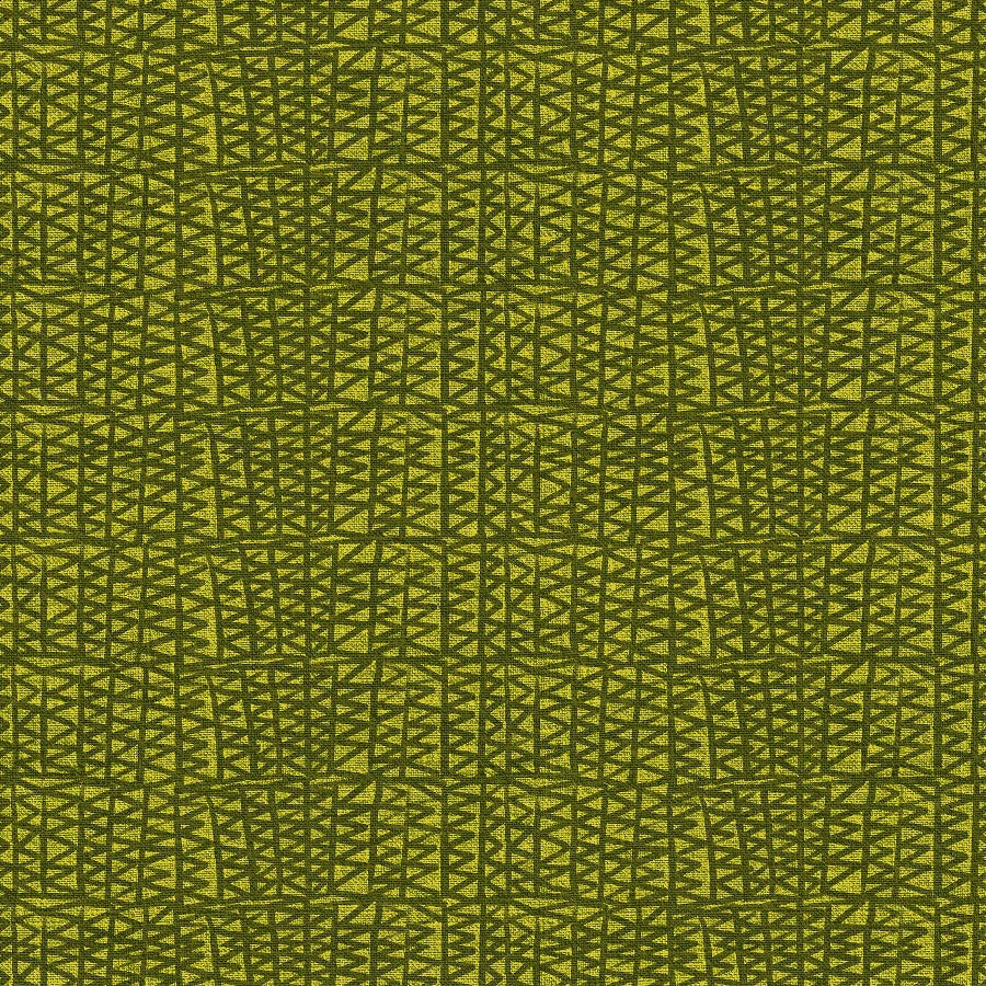 Manufacturer: Figo Fabrics Designer: Libs Elliott Collection: Workshop Print Name: Zig Zag in Green Material: 100% Cotton Weight: Quilting  SKU: 90507-51 Width: 44 inches