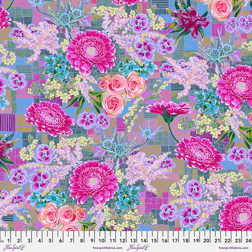 Manufacturer: FreeSpirit Fabrics Designer: Anna Maria Horner Collection: Vivacious Print Name: Tapestry in Lilac Material: 100% Cotton  Weight: Cotton Lawn SKU: CLAH001.Lilac Width: 54/55 inches