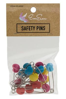 EverSewn Heart Shape Safety Pins 20pc