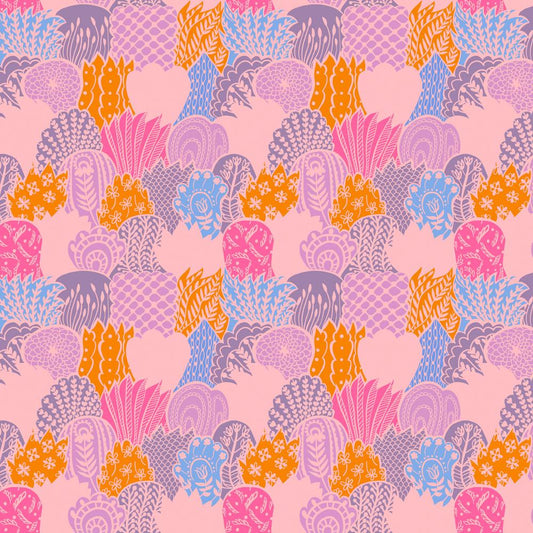 Manufacturer: FreeSpirit Fabrics Designer: Anna Maria Horner Collection: Brave Print Name: Scales in Pink Material: 100% Cotton  Weight: Quilting  SKU: PWAH201.PINK Width: 44 inches