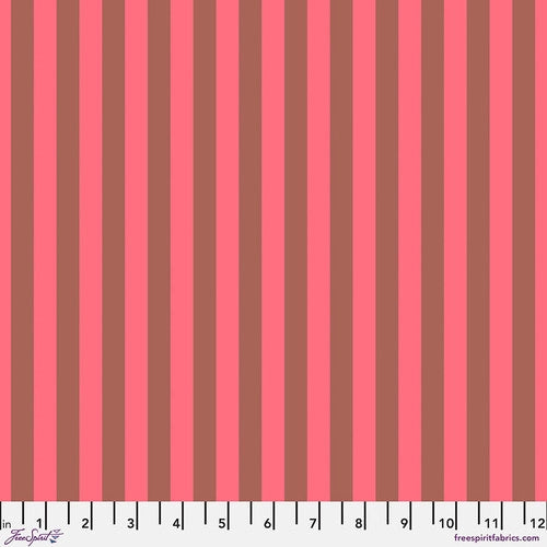 Manufacturer: FreeSpirit Fabrics Designer: Tula Pink Collection: Neon True Colors Print Name: Neon Tent Stripe in Nova Material: 100% Cotton  Weight: Quilting  SKU: PWTP069.NOVA Width: 44 inches
