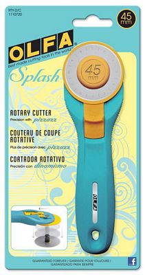 Olfa - Olfa Splash - 45mm Splash Rotary Cutter (Teal)