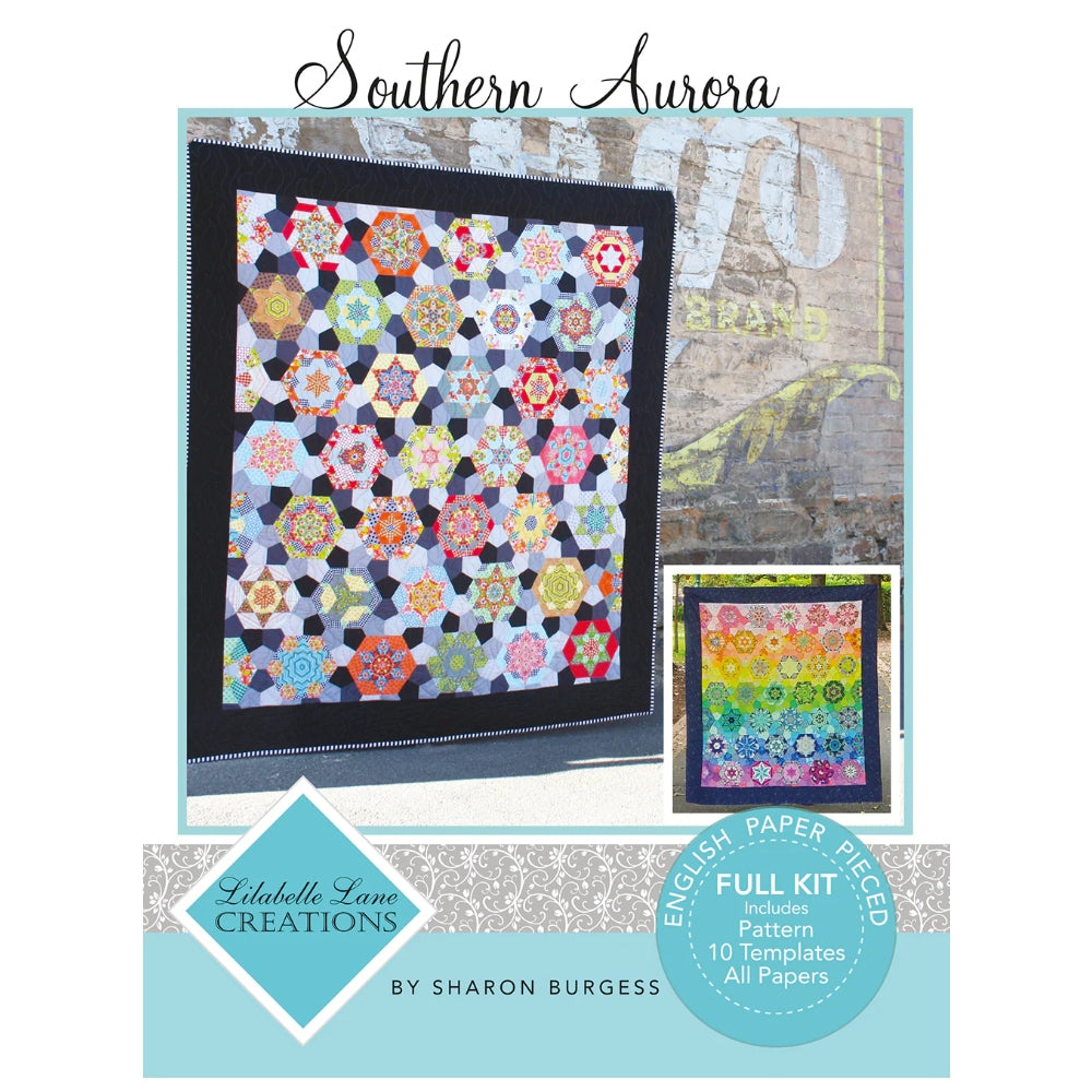 Lilabelle Lane Creations - Southern Aurora Quilt EPP Kit