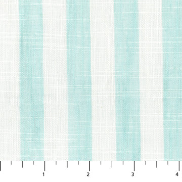 Manufacturer: Figo Fabrics Designer: Figo Studio Collection: Tactile Wovens Print Name: Stripes in Sea Foam Material: 100% Cotton Weight: Quilting  SKU: W90550-60 SEA FOAM Width: 44 inches