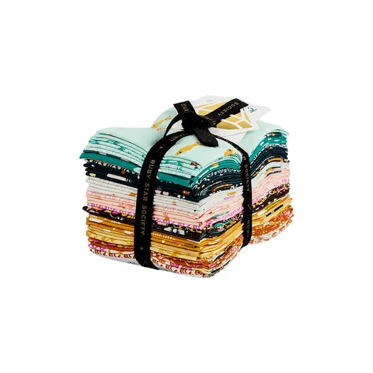 This FAT EIGHTHS BUNDLE contains 29 quilting cotton prints from Koi Pond for Ruby Star Society.  Manufacturer: Ruby Star Society Designer: Rashida Coleman-Hale Collection: Koi Pond Material: 100% Cotton  Weight: Quilting